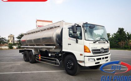 Xe bồn chở xăng dầu Hino 500 FL8JT7A 21 Khối Téc Nhôm